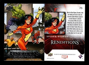 2024 UPPER DECK MARVEL RENDITIONS SPIDER-MAN #73 SPIDER-WOMAN - Picture 1 of 1
