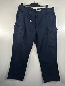 Carhartt Herren Relaxed Fit Navy Blau Cargo Hose Gr. 40 W 30 L Work Wear Classic - Bild 1 von 12