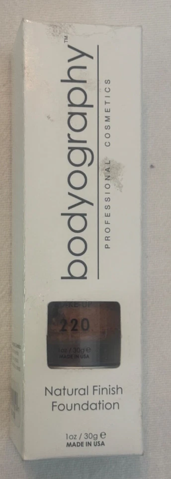 Base Bodyography Natural Finish 220 1 oz CADUCADA NUEVA EN CAJA ENVÍO GRATUITO Foto 1 de 2