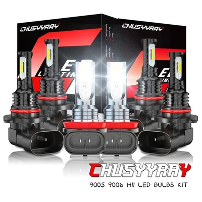 Faros antiniebla de haz alto bajo 6000K 6x para Nissan Armada 2011-2015 Foto 1 de 4