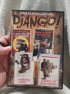 DJANGO FOUR FILM COLLECTION DVD Tested Works 1967 1970 1971 Spaghetti Western - Picture 1 of 5