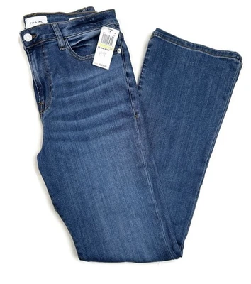 Frame Le Mini Boot Jeans Size 30 Poe Wash Full Length High Rise - Image 1 of 4