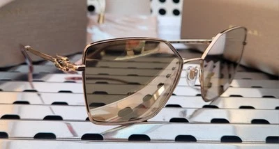 New Bvlgari Sunglasses 0BV6175 20140W Pink Gold w/ Clear Mirror Real Rose Gold - Image 1 of 4