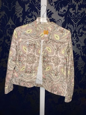 Ruby Rd Floral 3/4 Sleeve Blazer Suit Jacket Career Womens Sz 12 (11) - Image 1 of 2