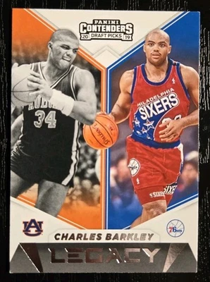 Charles Barkley 2019 Panini Contenders Selecciones del draft Legacy #13 Tigers/76ers. Foto 1 de 2
