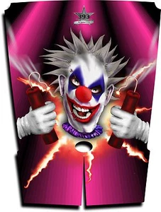 Polaris RZR 800 UTV Wrap Graphics Decal Kit 2007 2010 Pyro The Clown Hood Pink - Bild 1 von 1