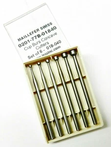 Wire Rounding Bur Set of 6 Sizes Wire Rounder for 22 - 12 Gauge Wires Swiss Made - Picture 1 of 11