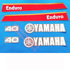 Yamaha 40hp 2 stroke Enduro outboard engine decals sticker kit E40XMH 66T decal