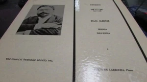 ISAAC ALBENIZ MHS LP 1307/1308 IBERIA NAVARRA ALICA DE LARROCHA - Bild 1 von 2