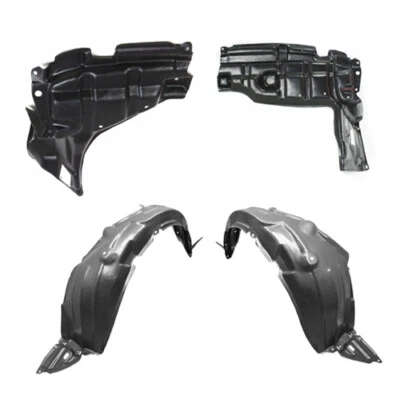 New Front Fender Liner & Lower Engine Under Cover Set For 07-10 Yaris Hatchback Foto 1 de 4