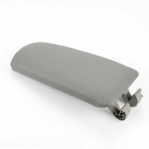 Gray PU Leather Armrest Center Console Lid Cover Fit For 2005-2008 Audi A4 - Picture 1 of 9