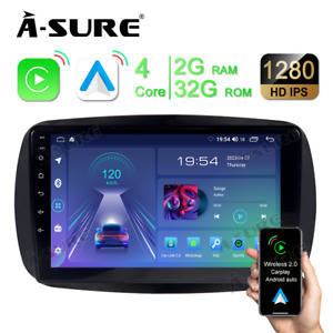 Nieuwe aanbieding2+32G Android 12 Autoradio Navi GPS für Benz Smart Fortwo Forfour 453 2014-2022