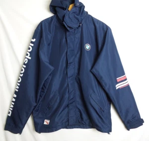 BMW Motorsport Hooded Windbreaker Jacket Men’s Size Large - Picture 1 of 15