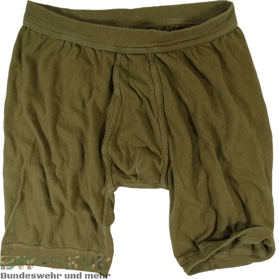 ORIGINAL BUNDESWEHR UNTERHOSE KURZ BRAUN / TROPEN NEU BW HOSE SOMMER BOXERSHORTS