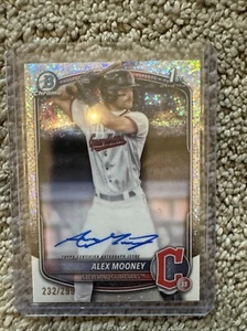 2025 Bowman 1st Alex Mooney Chrome Prospect Auto /299 Glitter Guardians - Picture 1 of 4