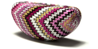 Colorful Women's ZigZag Print Sunglasses/Eyeglass Case (CV830), assorted colors - Image 1 of 3