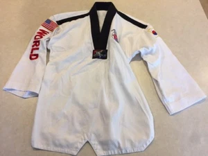 Tiger Claw Lightweight Student Uniform Tae Kwon Do Karate Martial Arts Yth Sz 2 - Picture 1 of 8