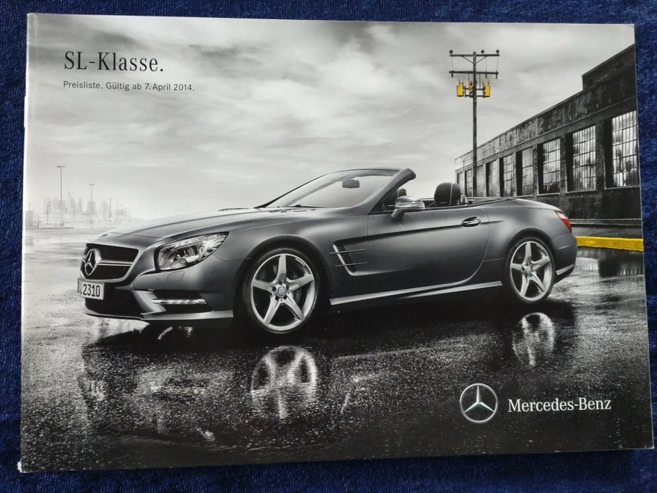 Mercedes SL-Klasse R231 Roadster Preisliste 4.2014 SL 400 - SL 65 AMG Foto 1 de 1