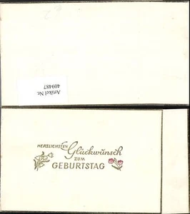 409487,Geburtstag Schrift Blumen - Picture 1 of 1