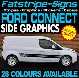 passend für FORD TRANSIT CONNECT GRAFIK AUFKLEBER STREIFEN VAN M SPORT ST SWB LWB - Bild 1 von 2