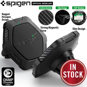 SPIGEN Universal Car Mount Phone Holder QS11 Air Vent Magnetic Mobile Stand GPS - Picture 1 of 23