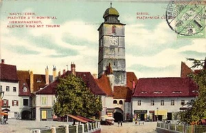 Romania - SIBIU - Piata Mica - Picture 1 of 2