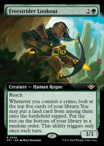 MTG FREESTRIDER LOOKOUT 340 FOIL EXC - VEDETTA SVINCOLATA - OTJ X EN - MAGIC - Imagen 1 de 1