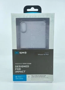 Custodia sottile trasparente Speck Presidio per iPhone XS MAX resistente agli urti cover - Foto 1 di 3