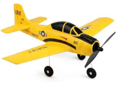 RC T-28 Trojan Micro RC Airplane Plane W/ Gyro 2.4ghz Airplane RTF 15"  YELLOW - Image 1 of 4
