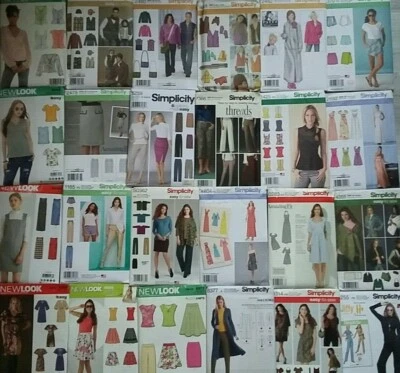 Sewing Patterns Dresses Tops Skirts Pants Jackets Ties Size 6-22 U Pick! Lot #22 - Image 1 of 3