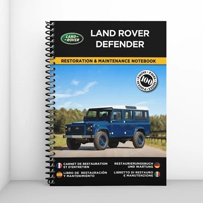 LAND ROVER DEFENDER : Libretto Di Restauro E Manutenzione - CONSEGNA GRATUITA - Immagine 1 di 4