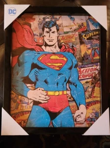 Superman DC Comics 15"" X 9"" Tela arte da parete Artissimo - Foto 1 di 2