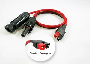 El cable de carga solar de 18 pulgadas se adapta a los conectores ANDERSON POWERPOLE, JACKERY, 45A - Imagen 1 de 6