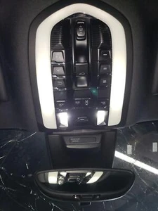 15 16 17 18 MACAN Overhead Console Black VF w/Garage Opener, Lamp, Sunroof Opt - Picture 1 of 12