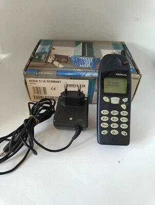 Nokia 5110 Handy - Schwarz/Blau *In OVP * Funktioniert * - Bild 1 von 4