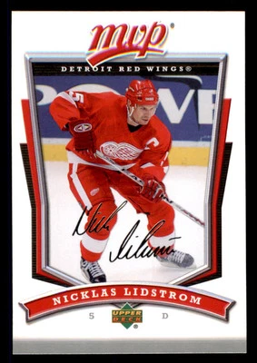 2007-08 Upper Deck MVP #234 Nicklas Lidstrom Detroit Red Wings - Image 1 of 2