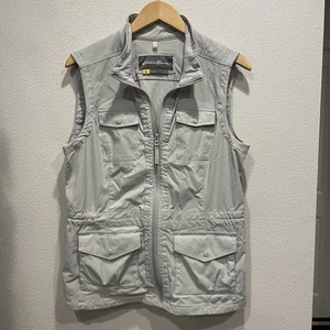 Eddie Bauer Travex Vest Womens L Regular Fit Full Zip Utility Outdoor Gorpcore - Picture 1 of 12