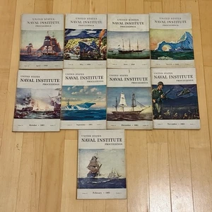 United States Naval Institute Proceedings Magazine Lot US NAVY History 1960 1961 - Bild 1 von 6