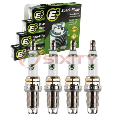 4 bujías E3 para Subaru Impreza 1998-2011 2,5 L H4 cable de encendido lw Foto 1 de 4