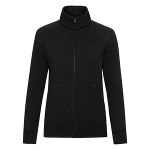 Fruit of the Loom Womens/Ladies Premium Lady Fit Sweat Jacket RW9556 - Picture 1 of 6