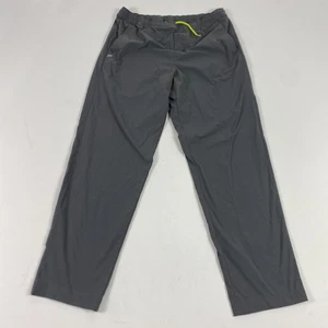 Eddie Bauer Hose Herren Large grau Nylon Kordelzug sportlich Wandern Outdoor - Bild 1 von 10