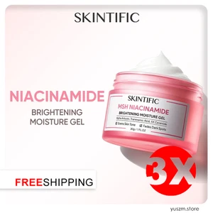3X SKINTIFIC MSH Niacinamide Moisturizer 30g | Skin Brightening - FREE SHIPPING - Picture 1 of 6