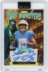Ladd McConkey Haunted Hits 1/1 Auto Turf Monsters Frankenstein - Bild 1 von 2