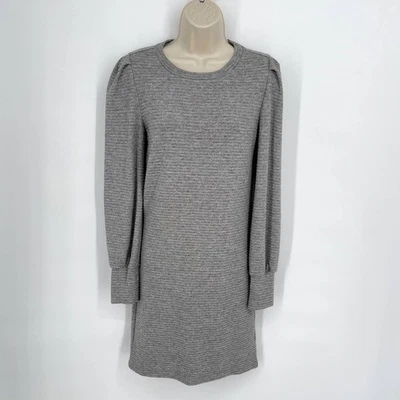BB Dakota by Steve Madden The Scene Sweater Dress NEW Gray Long Sleeves Womens S - Image 1 of 4