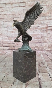 Vintage Detailed, American Eagle, Architectural Bronze Sculpture Statue SALE - Picture 1 of 10