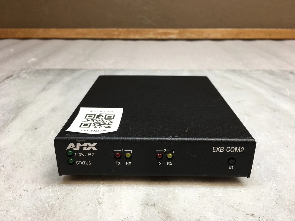 AMX EXB-COM2 FG2100-22 ICS LAN 10/100 PoE Serial Interface Dual Port - Image 1 of 4