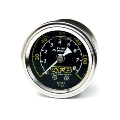 Genuine GFB 5730 FUEL PRESSURE GAUGE 0-120psi 0-8.27 Bar - Image 1 of 2