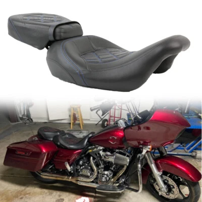 Двухместное сиденье водителя заднего пассажира для Harley Davidson Ultra Limited низкое FLHTKL - Изображение 1 из 4