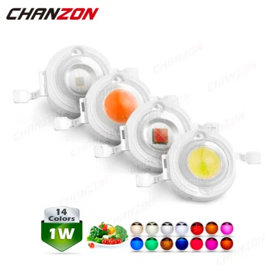 CHANZON 1W High Power Led Chip Warm Natural Cold White 1 Watt Light Emitter Bulb Diode