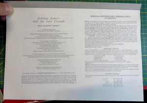 INDIANA JONES AND THE LAST CRUSADE - IBM COMPUTER BOARD - VINTAGE - Bild 1 von 7